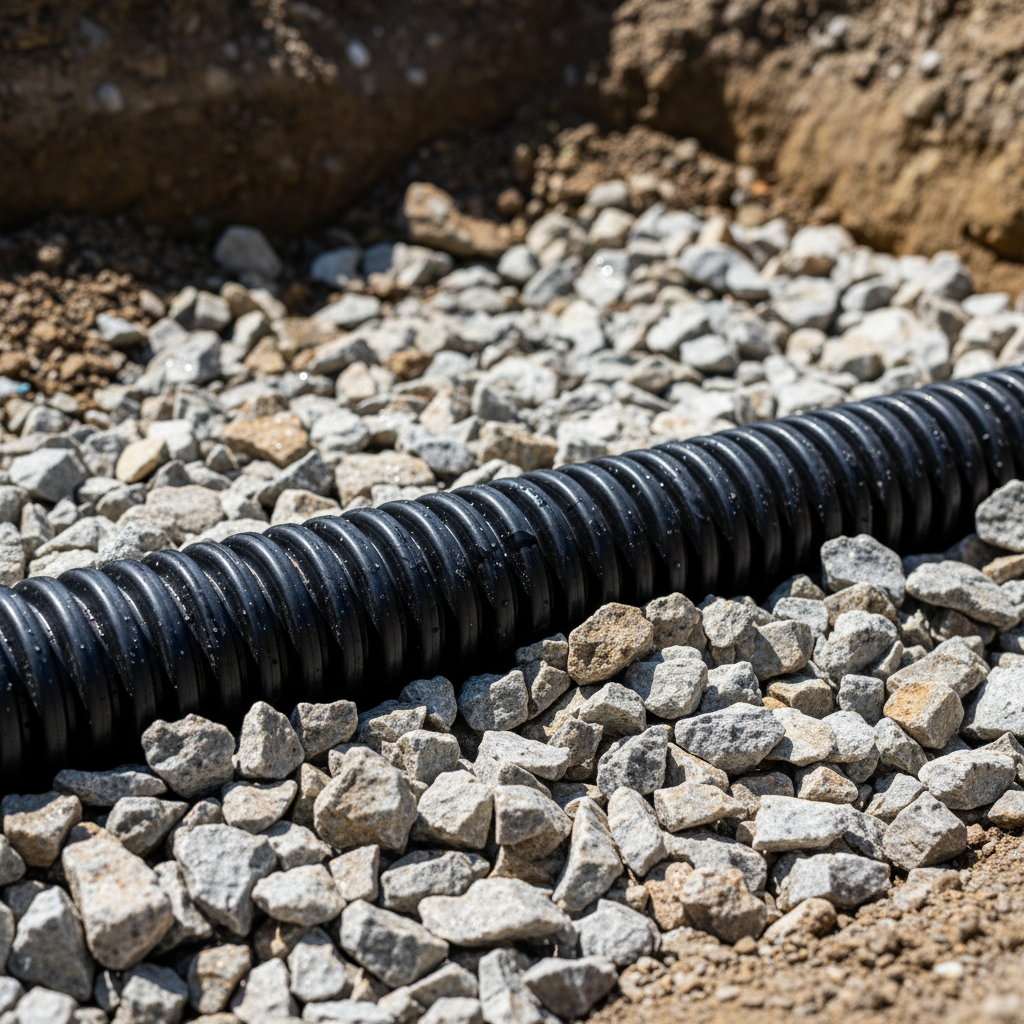 Drain français Baie-des-Chaloupes — installation professionnelle