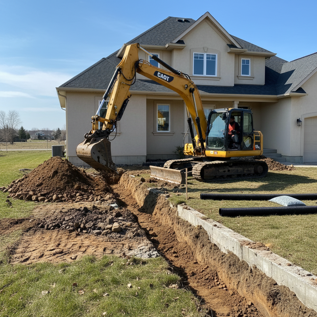 Drain français Harrington — installation professionnelle