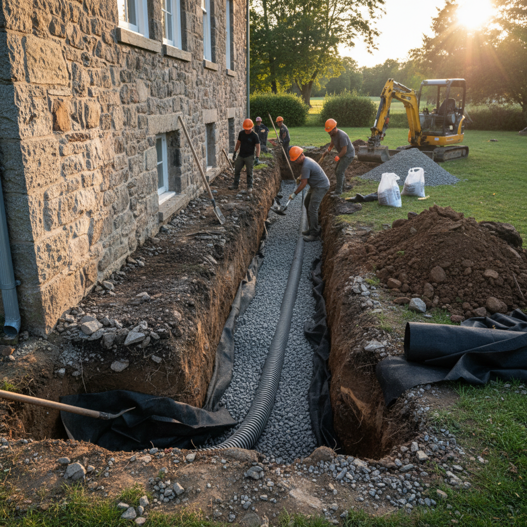 Drain français Gore — installation professionnelle