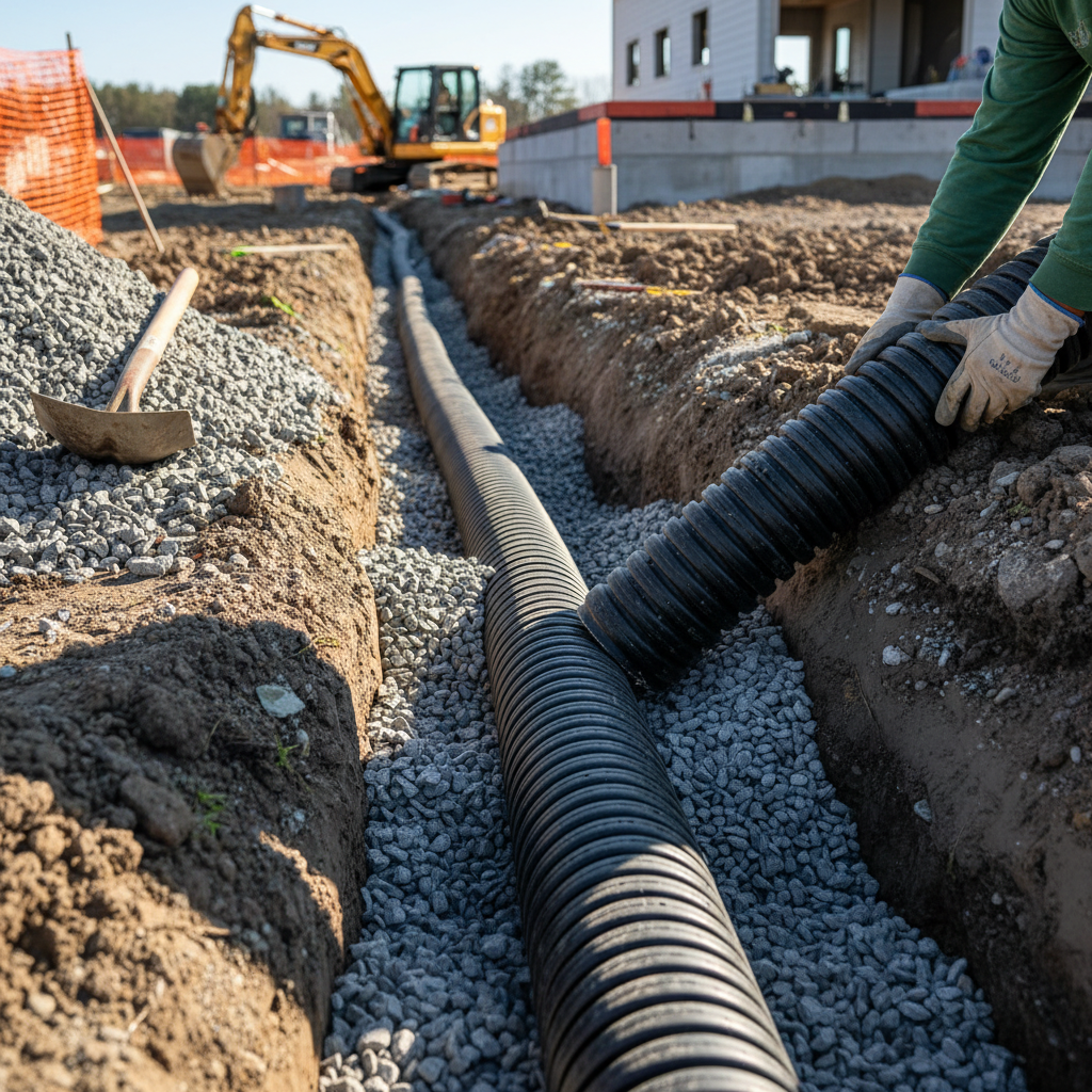 Drain français Lingwick — installation professionnelle