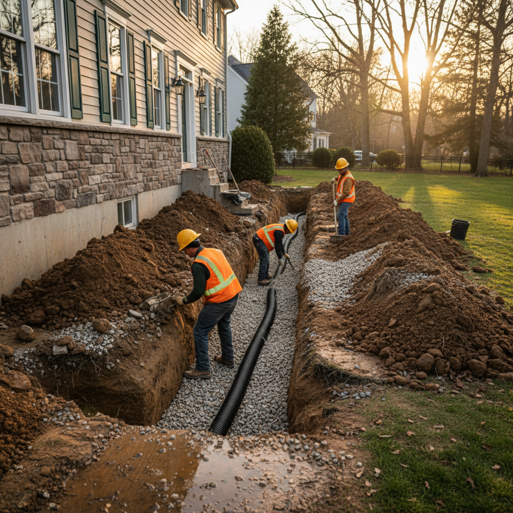 Drain français Lac-Oscar — installation professionnelle