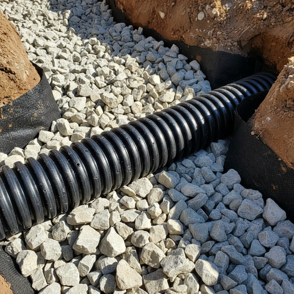 Drain français Rivière-à-Pierre — installation professionnelle