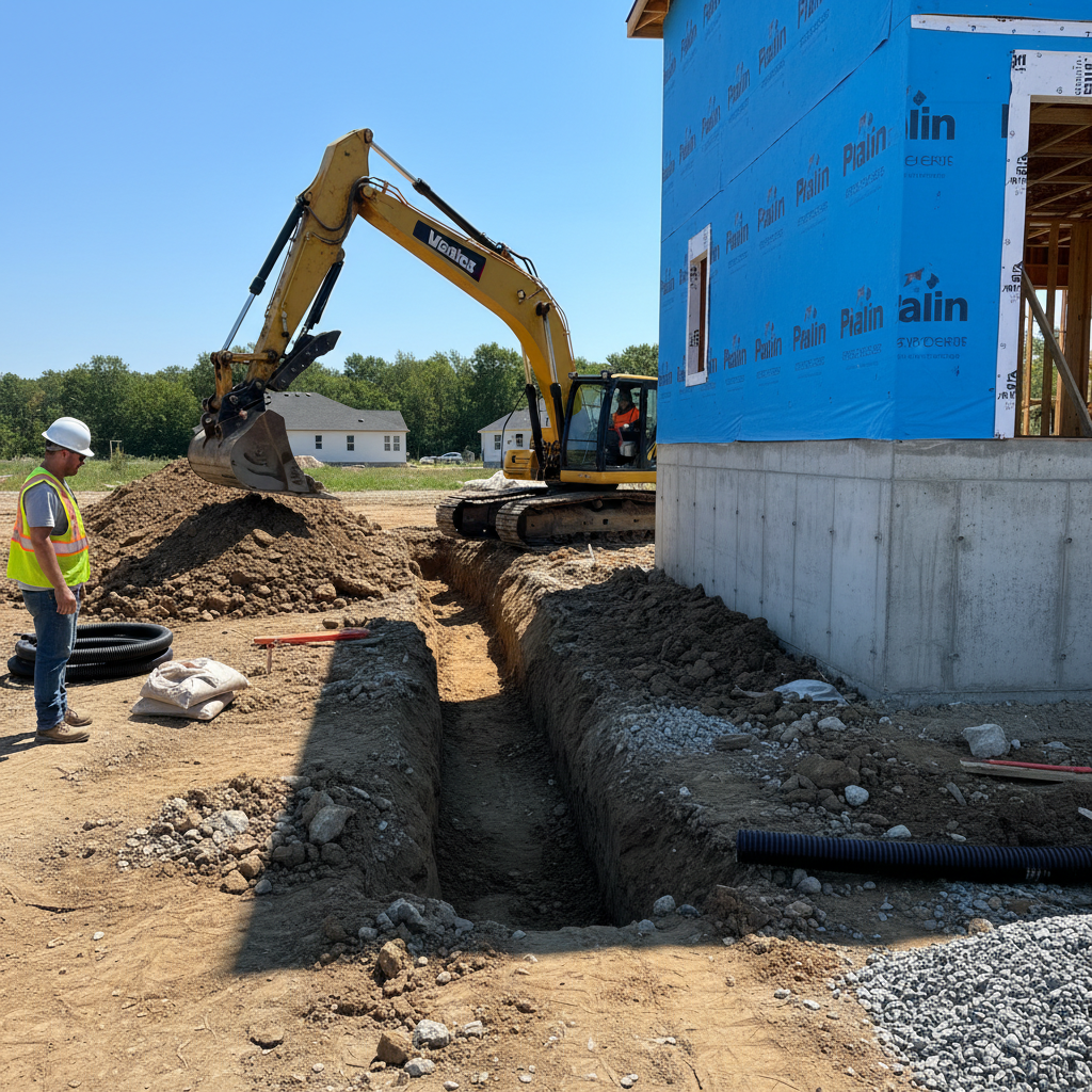 Drain français Saint-Alexandre — installation professionnelle