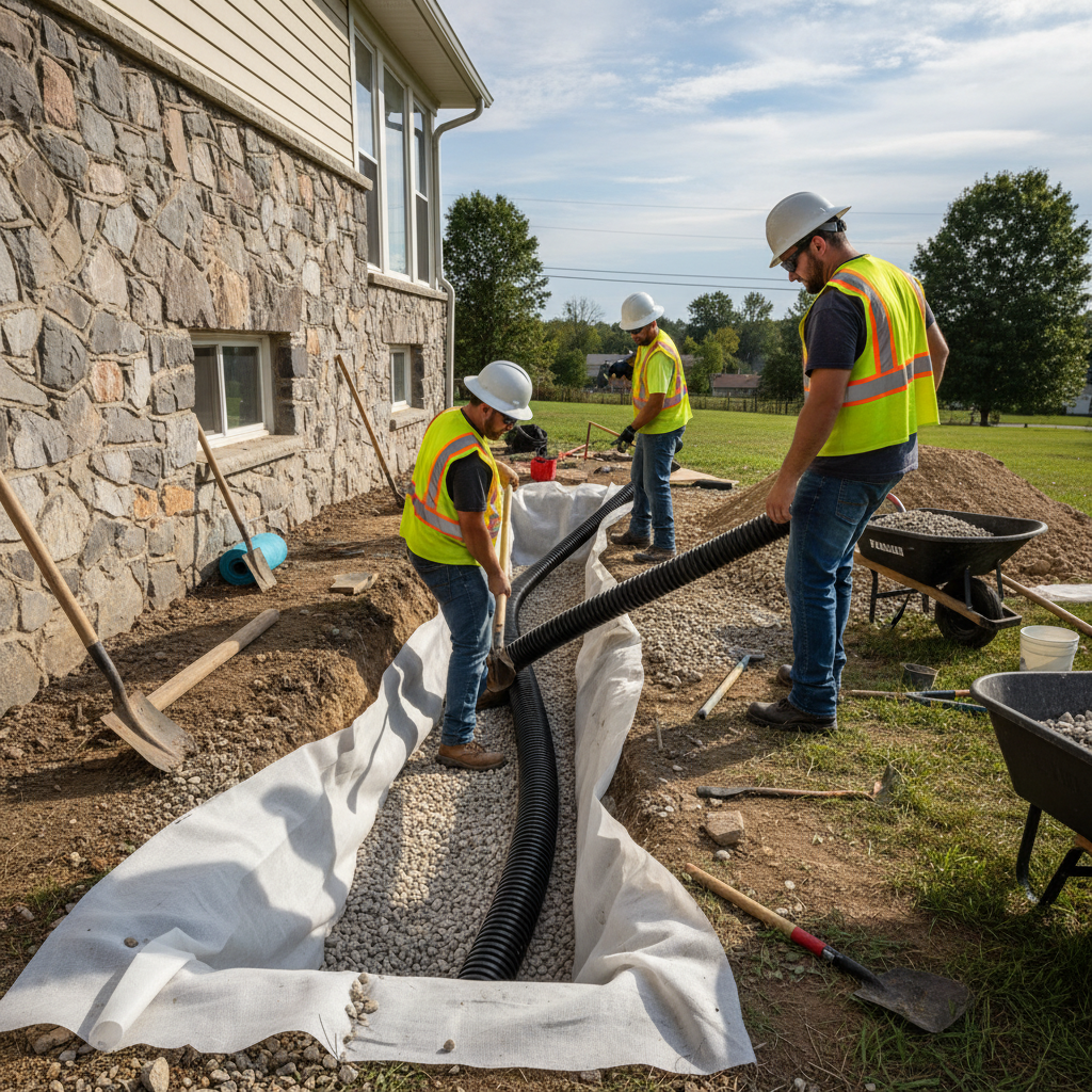 Drain français Saint-Pamphile — installation professionnelle