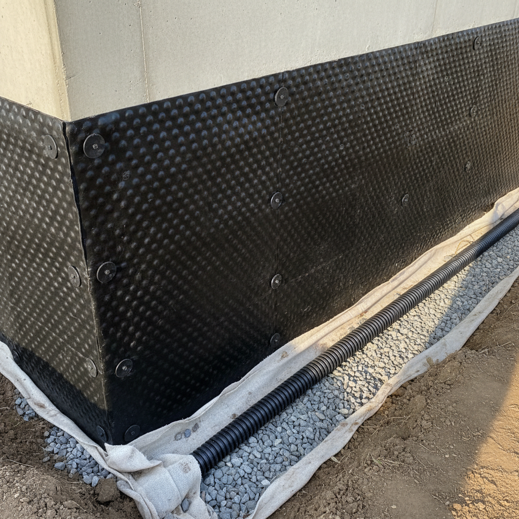 Drain français Saint-Sévère — installation professionnelle