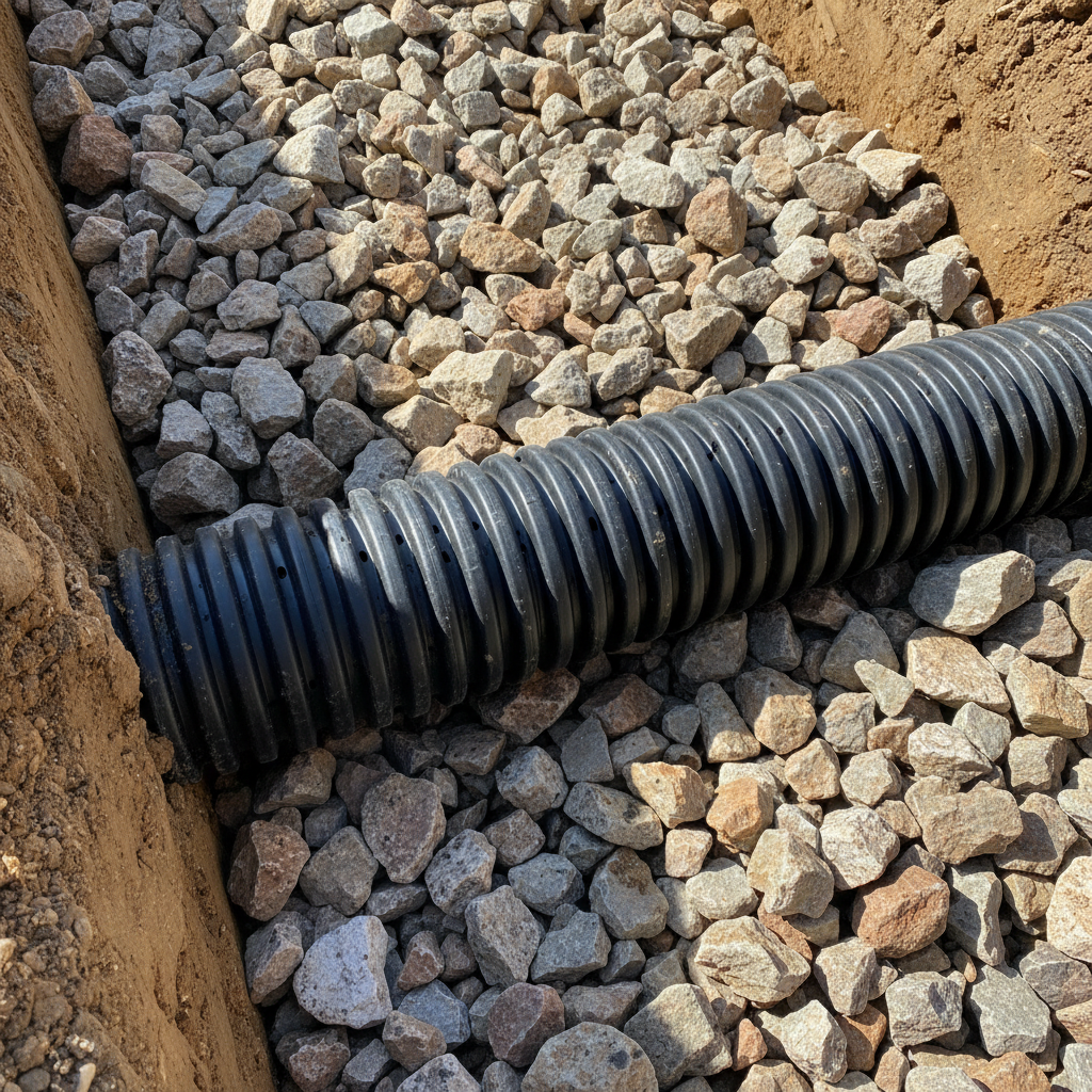 Drain français Lac-De La Bidière — installation professionnelle