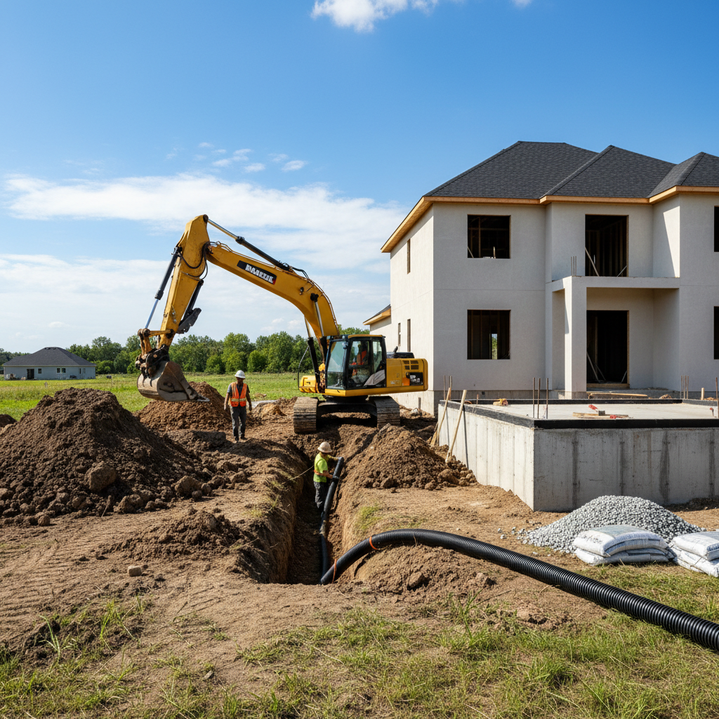 Drain français Saint-Georges — installation professionnelle