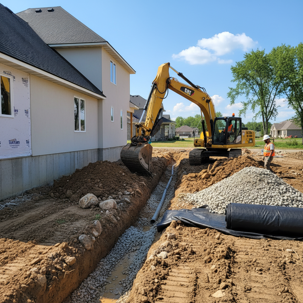 Drain français Lac-Wagwabika — installation professionnelle